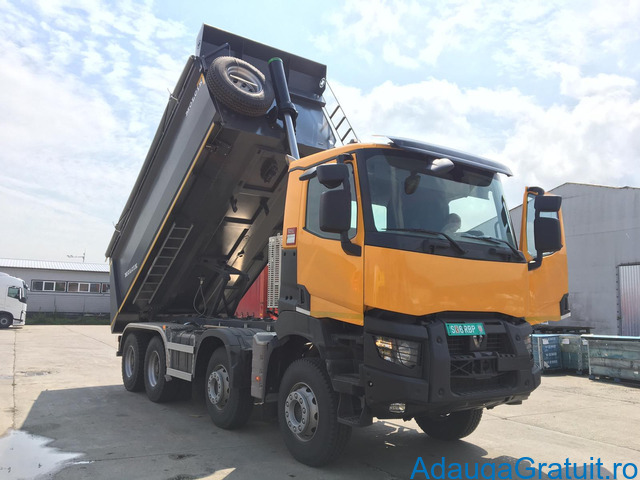 Angajez sofer basculanta 8x4 si trailer